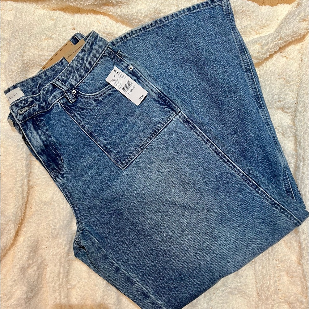 PACSUN CASEY LOW RISE BAGGY CARGO JEANS 
SIZE 31 Short